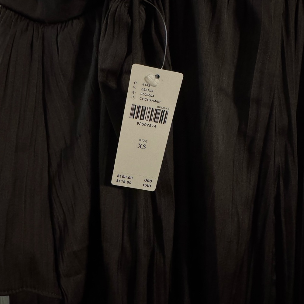 Anthropologie Asymmetrical Brown Dress - Picture 5 of 5